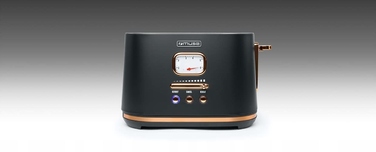 Тостер Muse 436420, чорний, 1000 Вт