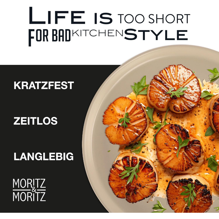 Набір посуду Moritz & Moritz NORDIC на 6 осіб (18 предметів) - серія Taupe, кераміка, скандинавський дизайн