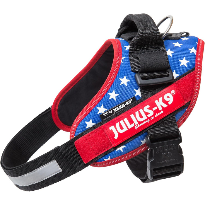 Шлейка Julius-K9 IDC Powergeschirr для собак Ameri-Canis, розмір M/0 (обхват грудей 58-76 см), з двома патчами