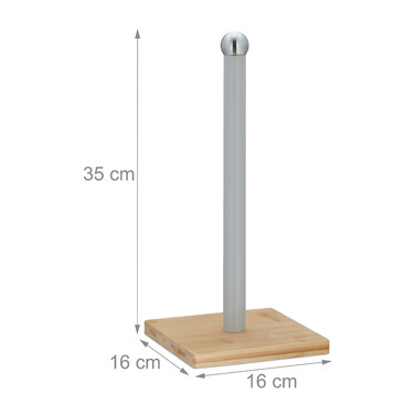 Relaxdays Square Kitchen Roll Holder