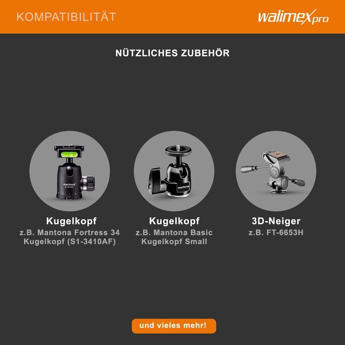 Штатив Walimex Pro Carbon-Pro Einbeinstativ 185 см (без кулькової головки)