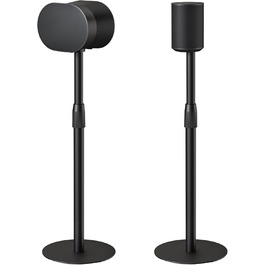 Підлогові стійки для колонок, сумісні з SONOS Era 300 та Era 100, чорні, 2 шт. (до 108 см, 5 кг)