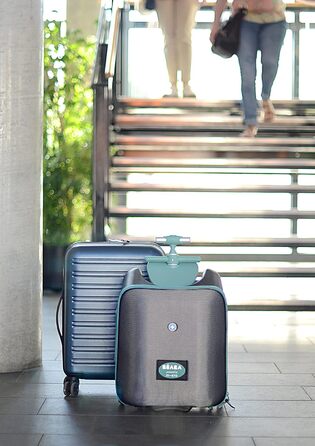 BÉABA Luggage Eazy: дитячий валіза-стілець 2-в-1, 22 л, блакитний, від 4 років