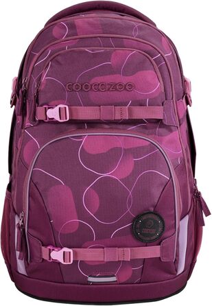 Шкільний рюкзак Coocazoo Porter: ергономічний, регульований, для 3 класу, Berry Bubbles - Рожевий