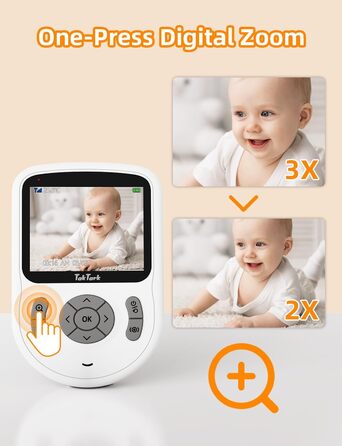 Дитячий відеоняня TakTark з камерою, 2.8