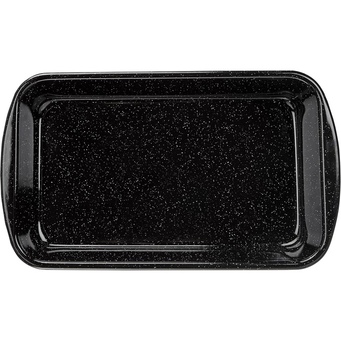 Форма для запікання Riess CLASSIC 36×21,2×5,5 см, емальована, чорна, для духовки та індукції