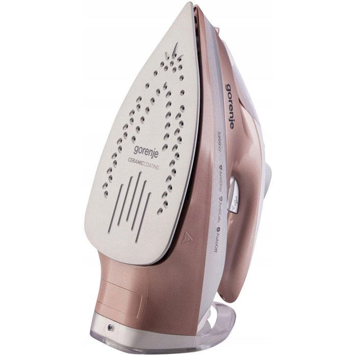 Парова праска Gorenje SIH3200WR 3200 Вт, керамічна підошва, система крапельного стопу