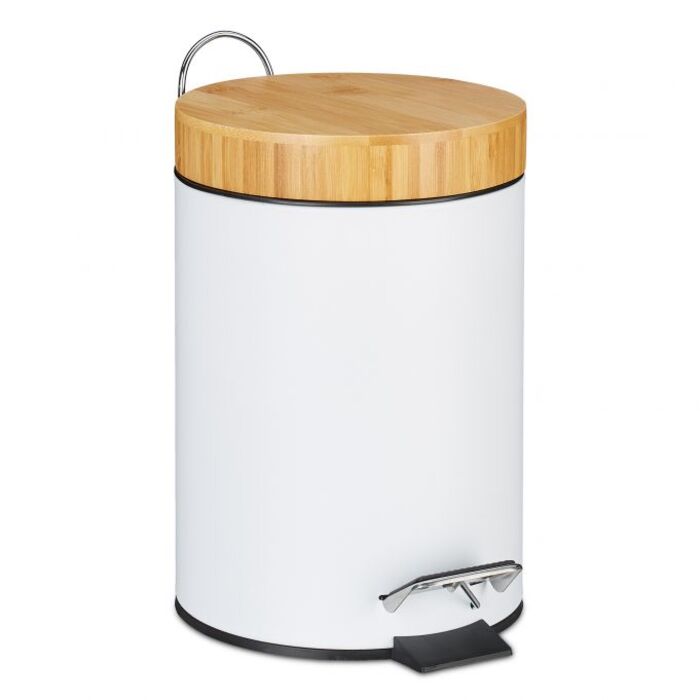 Relaxdays Trash Can Bathroom 3 l