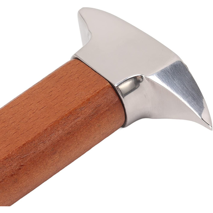 Stainless steel ice pick with wooden handle, ice crusher, ice crusher tool, barware