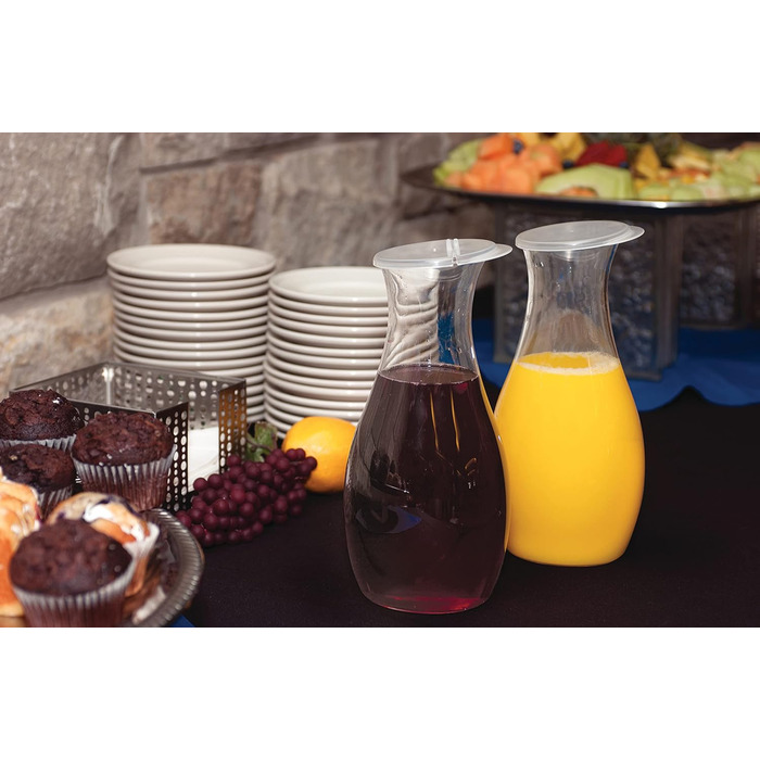 Carlisle 7090307 Cascata Carafe made of shatterproof polycarbonate, 1.5L, clear
