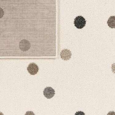 Дитячий килим TT Home для хлопчика/дівчинки, м'який, сучасний, 120x160 см (сірий, рожевий, бежевий)