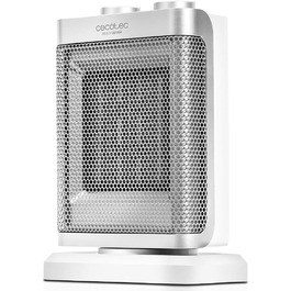 Керамічний обігрівач Cecotec Ready Warm 6100: поворотний, 1500 Вт, 3 режими, термостат, захист від перекидання, для кімнат до 20 м², білий