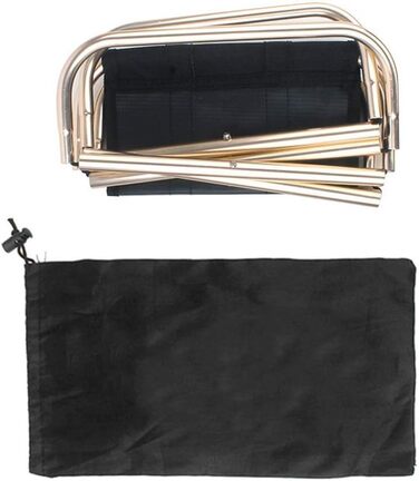 Легкий складаний стілець з алюмінію: портативний, для кемпінгу, риболовлі та подорожей