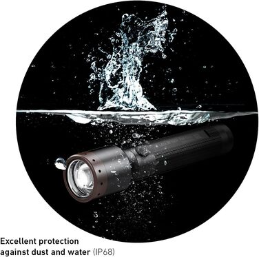 Ліхтарик Ledlenser P6R Core акумуляторний LED, 900 люмен, IP68, фокусування, USB зарядка, дальність 240 м