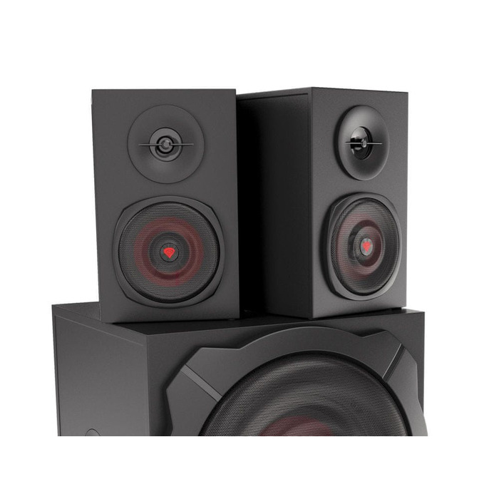Акустична система 2.1 Genesis Helium 610BT, 60 Вт, чорна