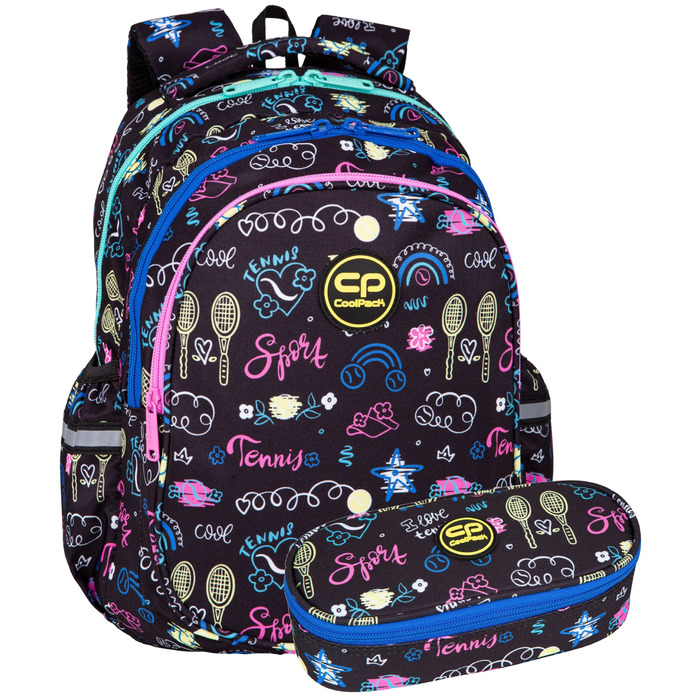 Шкільний підлітковий рюкзак CoolPack Jerry Tennis Star для дівчинки