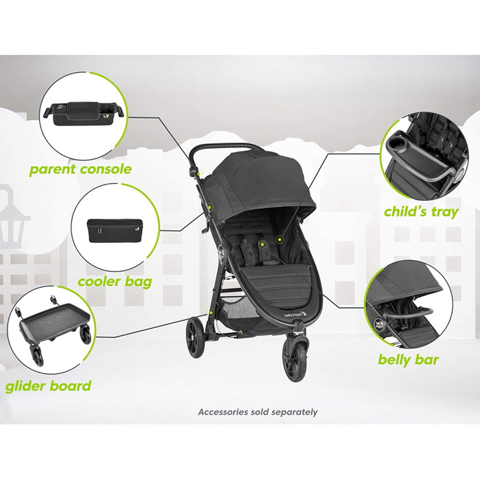 Дощовик Baby Jogger для візків City Elite 2, City Mini GT2, City Mini 2 – захист від дощу, снігу та вітру, нова версія