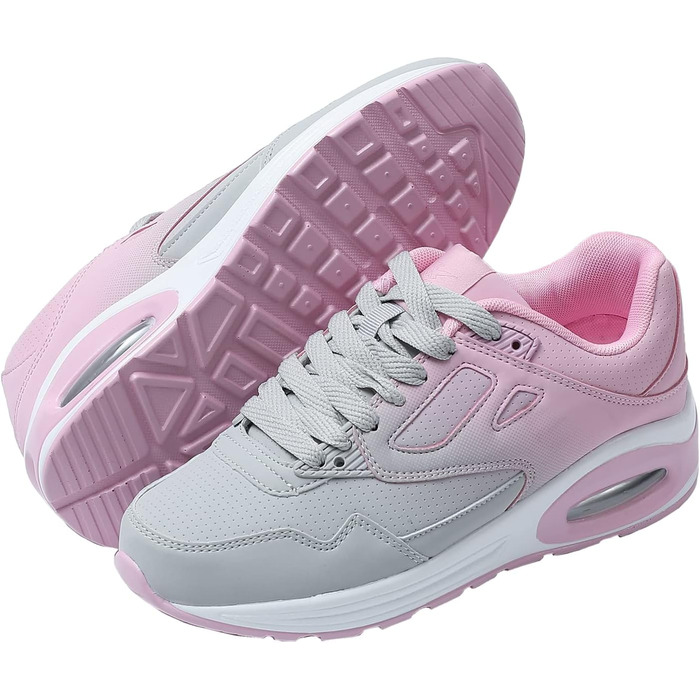 Жіночі кросівки JOMIX: спортивні, для бігу, антиковзаючі, дихаючі, для фітнесу, залу, вулиці. 41 EU, сірий, рожевий