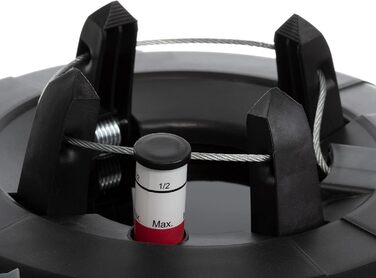 Підставка для ялинки BRANDSSELLER до 2,5 м з механізмом підйому, страхуванням та одним тросом - Зелена