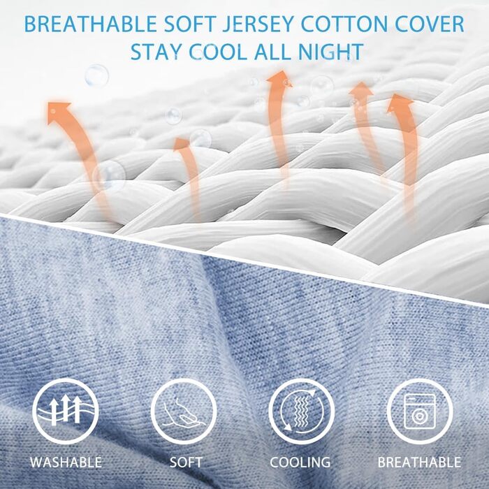 Подушка для вагітних Chilling Home J-подібної форми, подушка для тих, хто спить на боці, подушка для годування, велика подушка для підтримки, подушка для жінок та тих, хто спить на боці (Cooling Blue)