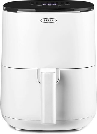 BELLA 3L Фритюрниця з сенсорним екраном, без олії, антипригарне покриття, для легкої очистки, матово-червона (White)