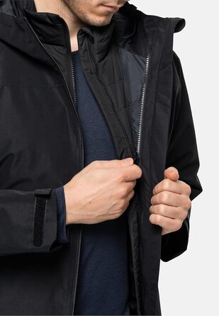 Куртка Jack Wolfskin Bergland Ins Vest M (Чоловіча, Чорна) - 1 шт.