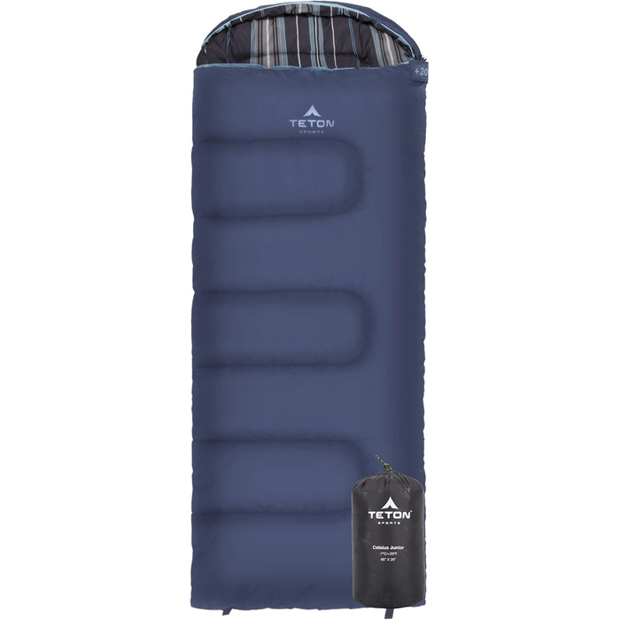 Дитячий спальний мішок TETON Sports Celsius Junior, блакитний, 20°F