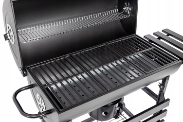 Вугільний гриль-бочка Activa Mastercook із чавунною решіткою, 71 x 35 см - 11260