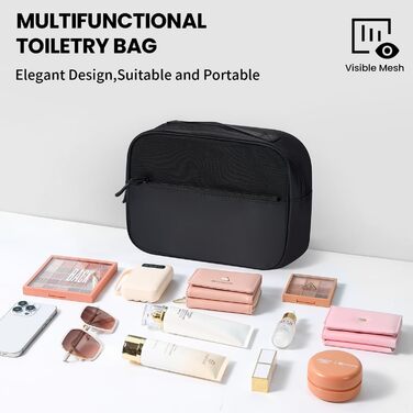 Органайзери для валізи Prezon, набір 8 шт, чорні, легкі, для подорожей