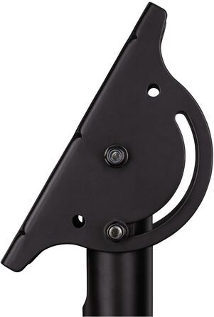 Hama TV Ceiling Mount - Adjustable, Tilting, Swivel, Foldable - Fits TVs 19-65 Inch - Black (Single)