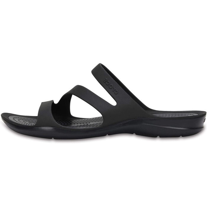 Сандалі Crocs Swiftwater W 203998462 чорні 41-42 EU жіночі шльопанці для пляжу та відпочинку