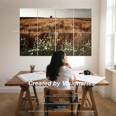 Акустичні гексагональні панелі Mollywell для шумоізоляції стін, 35.6 x 30.5 см, набір 8 шт, звукопоглинаючі плитки від ехо та реверберації для вітальні та спальні, кольори: глибокий верблюжий, коричневий, чорний, бежевий