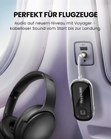 Bluetooth-адаптер для літака Avantree Voyager з підтримкою Auracast, білий