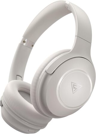 DOQAUS Бездротові Bluetooth навушники Over-Ear з мікрофоном, 70 годин роботи, Bluetooth 5.3, 3 режими EQ, HiFi Stereo, складні, сірий колір