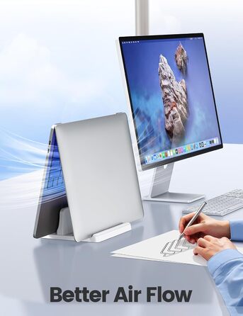 Підставка для ноутбука VAYDEER вертикальна, 3 в 1, для MacBook, iPad, Tablet, Notebook до 17.3