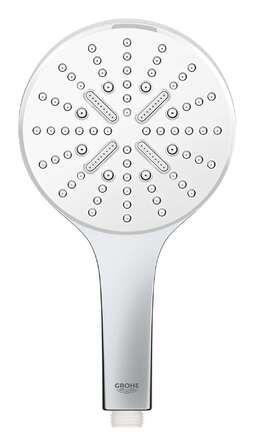 Душова лійка Grohe Rainshower кругла, біла, 3-функціональна