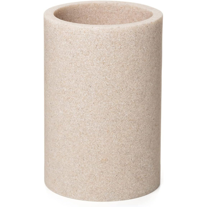 Тримач для зубних щіток Bora для ванної кімнати, полірезин, без BPA, бежевий, 13 x 9 x 1,9 см