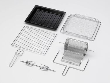 Фритюрниця CASO AirFry Chef 1700 чорна, без попереднього розігріву, 3 рівні, 1700 Вт, температура 40-230°C, таймер, конвекційна