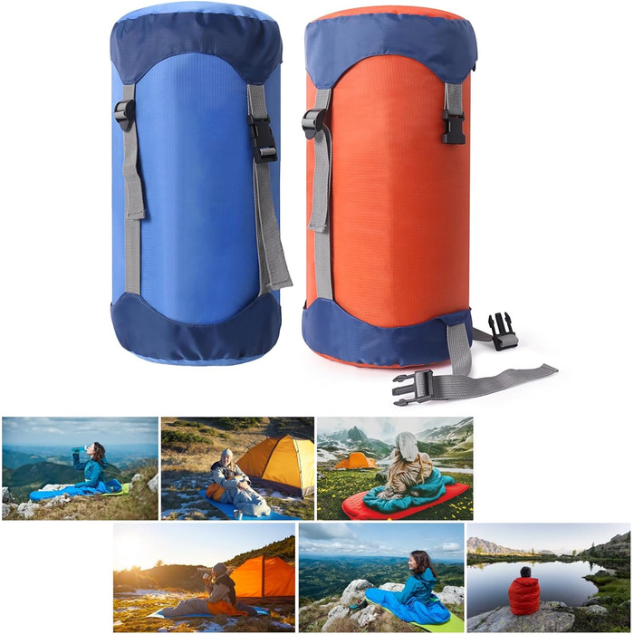 Psdndeww Space-Saving Sleeping Bag Cover Made of Polyester Ripstop Fabric for Storage for Travel and Outdoor Activities