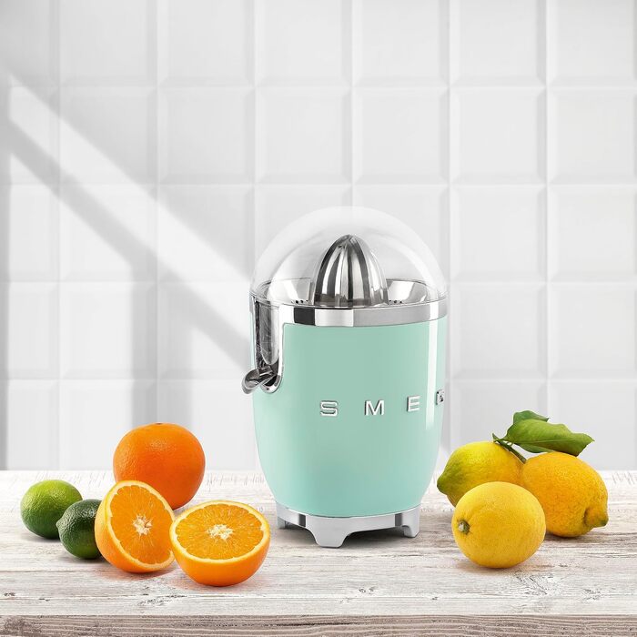 Електрична соковижималка для цитрусових Smeg CJF11CREU, 70 Вт, пастельний зелений