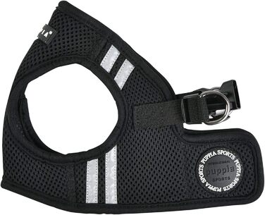 Жилет-шлейка для собак Soft Vest Harness Pro – Marineblau – M (Чорний, X-Large)