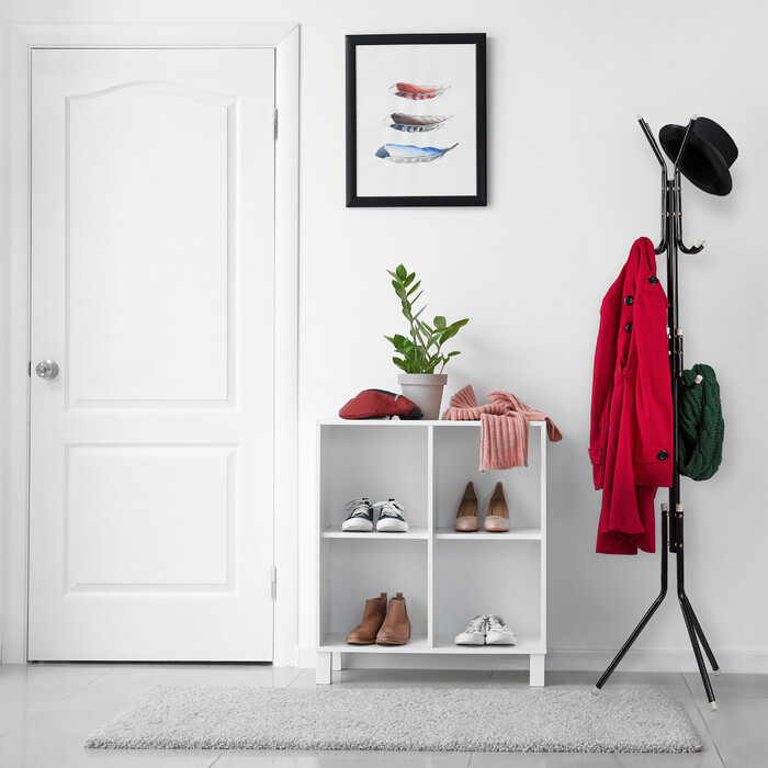 Relaxdays Metal Coat Rack in Black