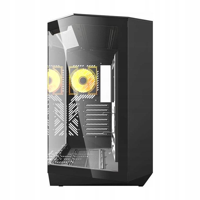 Корпус для ПК DarkFlash DY470 ATX Midi Tower, 4 вентилятори, ігровий
