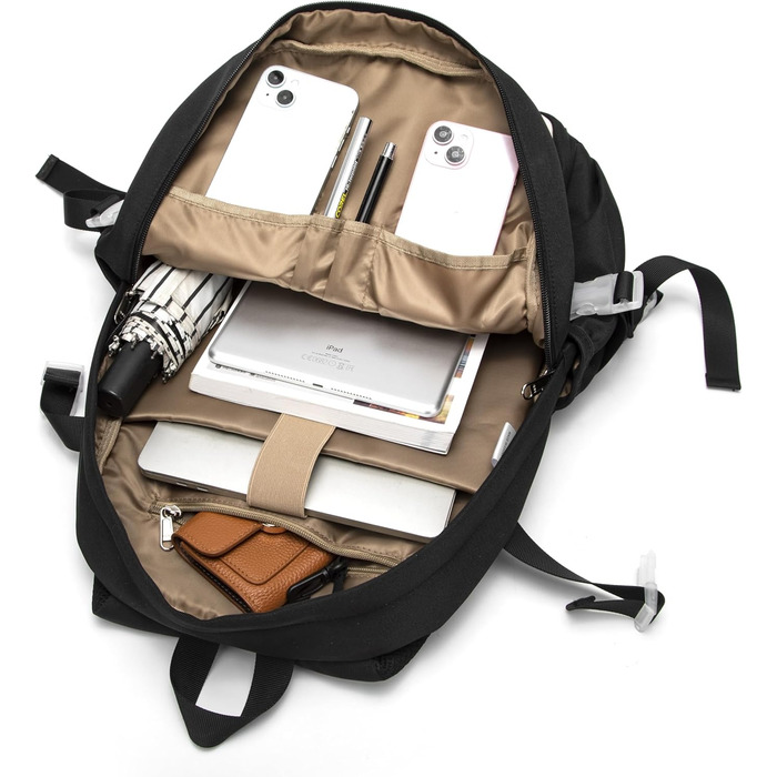 Шкільний рюкзак для дівчаток Joymoze: стильний, місткий, чорний | Рюкзак для підлітків