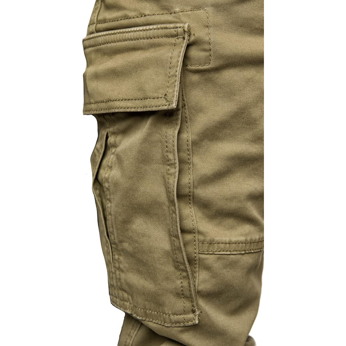 Чоловічі штани карго чинос джинси Herren R7020 оливкового кольору, розмір 33W