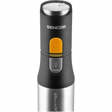 Вертикальний ручний блендер Sencor SHB 6302BK 5в1, 1200 Вт, TITANIUMQuadBlade, чорний
