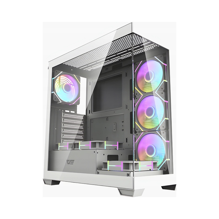 Корпус для комп'ютера Darkflash DS900 (білий) + 7 ARGB вентиляторів