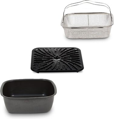 PowerXL MultiCooker - Accessory Set - Replacement Inner Pot, Frying Basket & Grill Plate - Accessories for PowerXL MultiCooker 12-in-1 Multi-Cooker