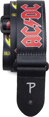 Гітарний ремінь Perri's Leathers LPCP-8014 ACDC з поліестеру, 2 дюйми