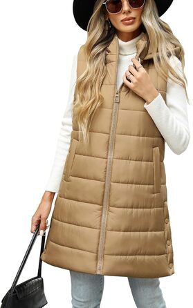 Степова жилетка CTOP Lange з капюшоном: легка, зручна для туризму та повсякденного носіння (Хакі, XXL)